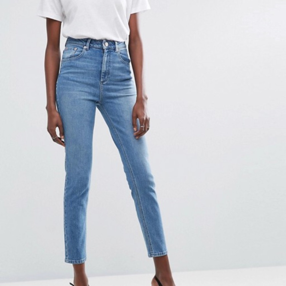 ASOS Farleigh high-waisted slim mom jeans